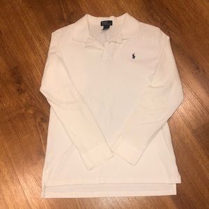 BOYS WHITE POLO RAPLH LAUREN